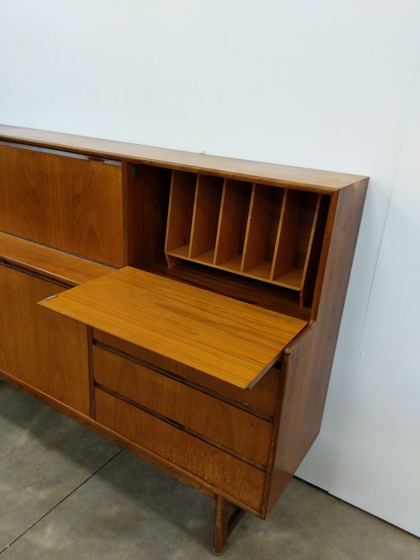 Vintage Mid Century Modern Teak Sideboard