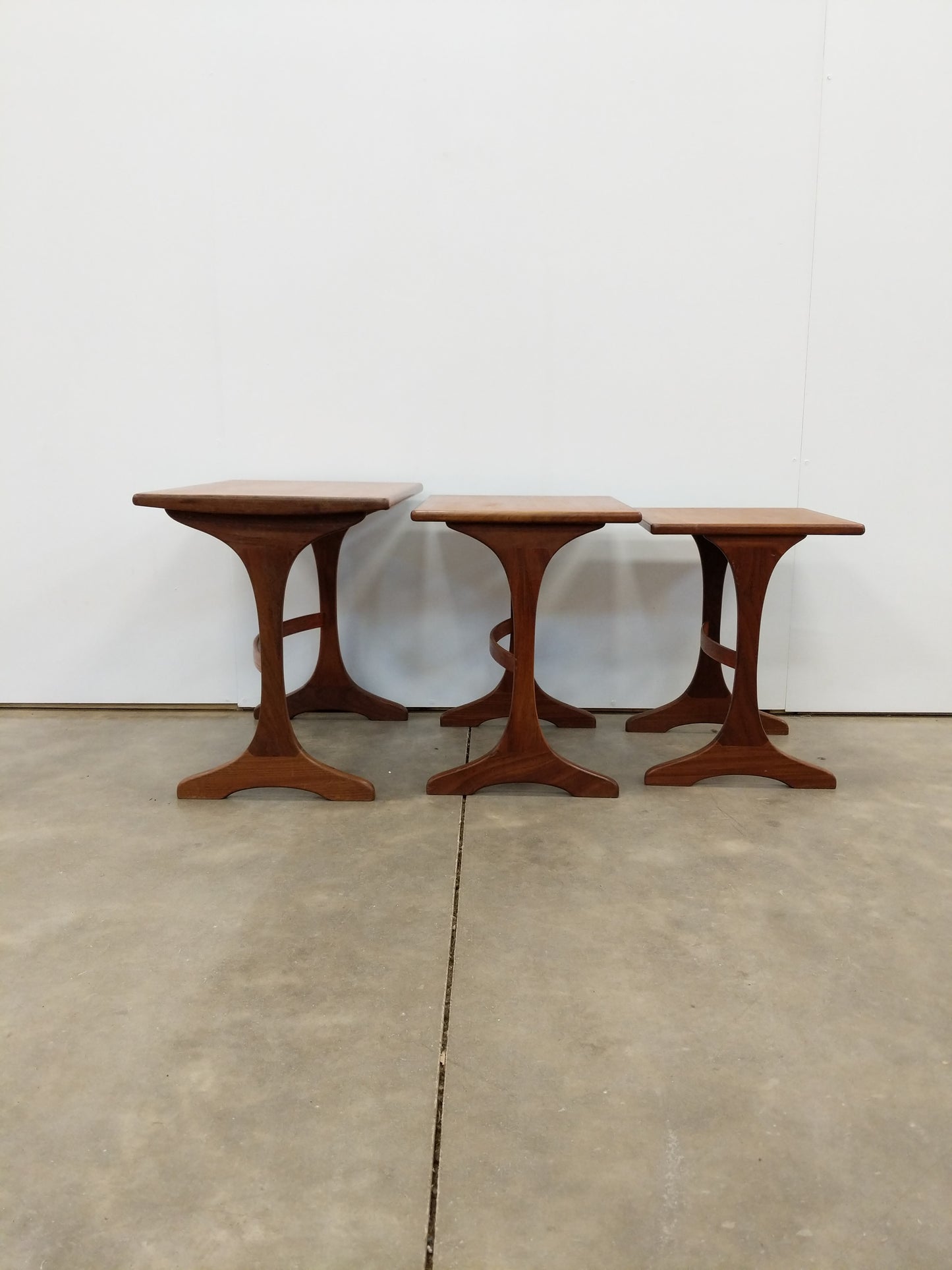 Set of Vintage Mid Century Modern Teak Nesting Tables by G Plan