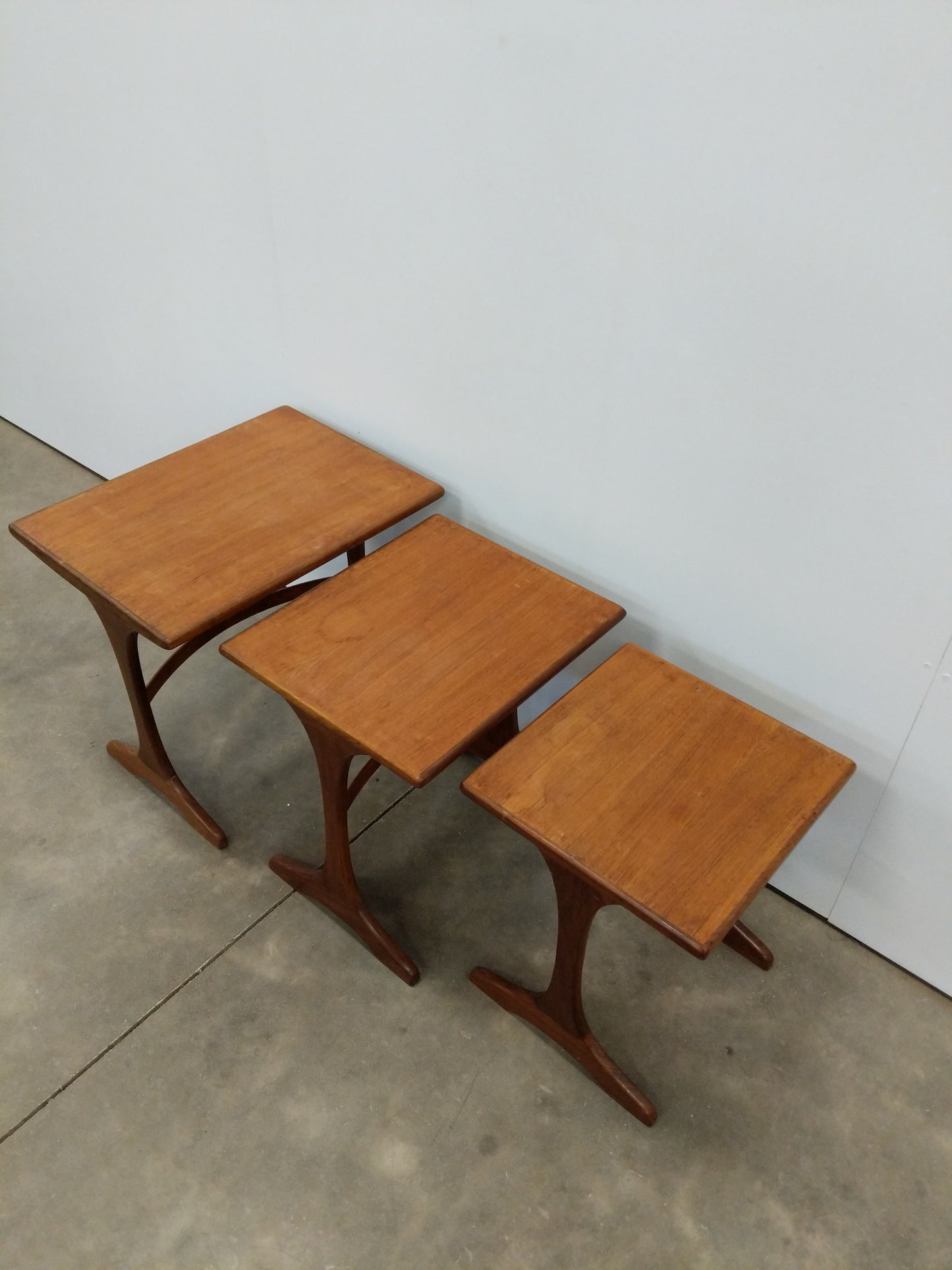 Set of Vintage Mid Century Modern Teak Nesting Tables by G Plan