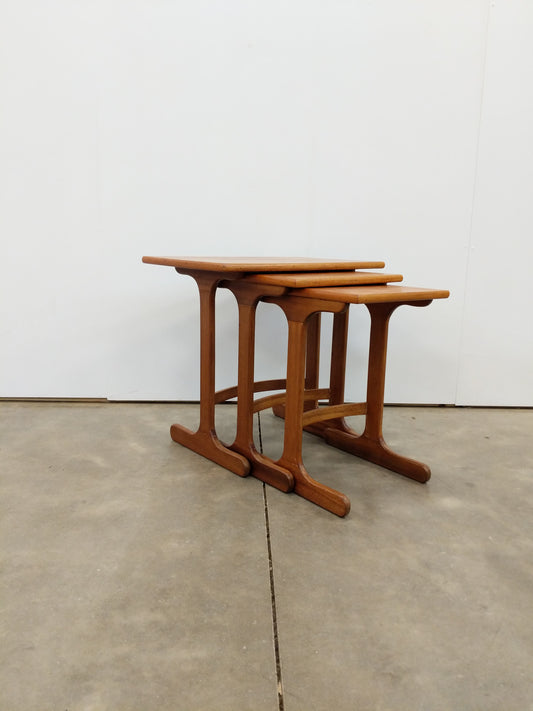 Set of Vintage Mid Century Modern Teak Nesting Tables by G Plan