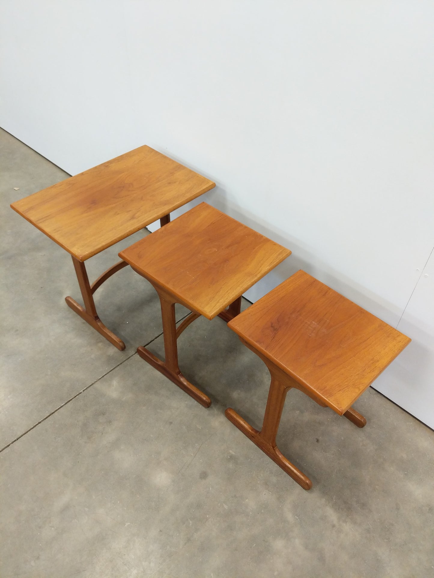 Set of Vintage Mid Century Modern Teak Nesting Tables by G Plan