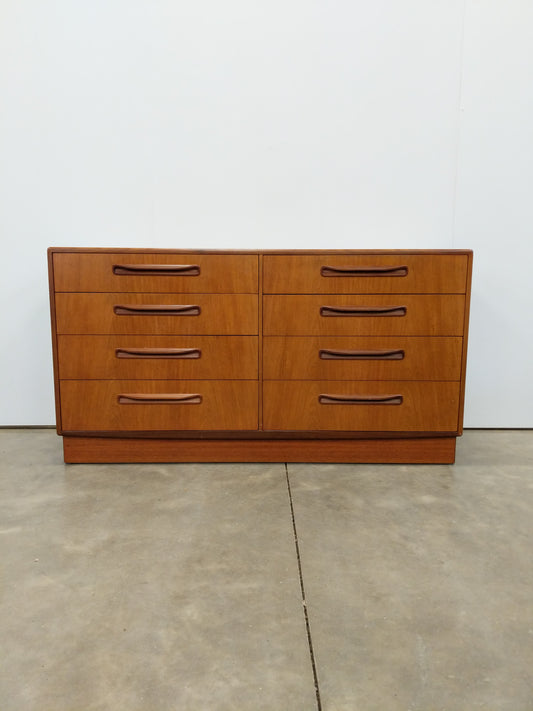 Vintage Mid Century Modern Teak Dresser by G Plan