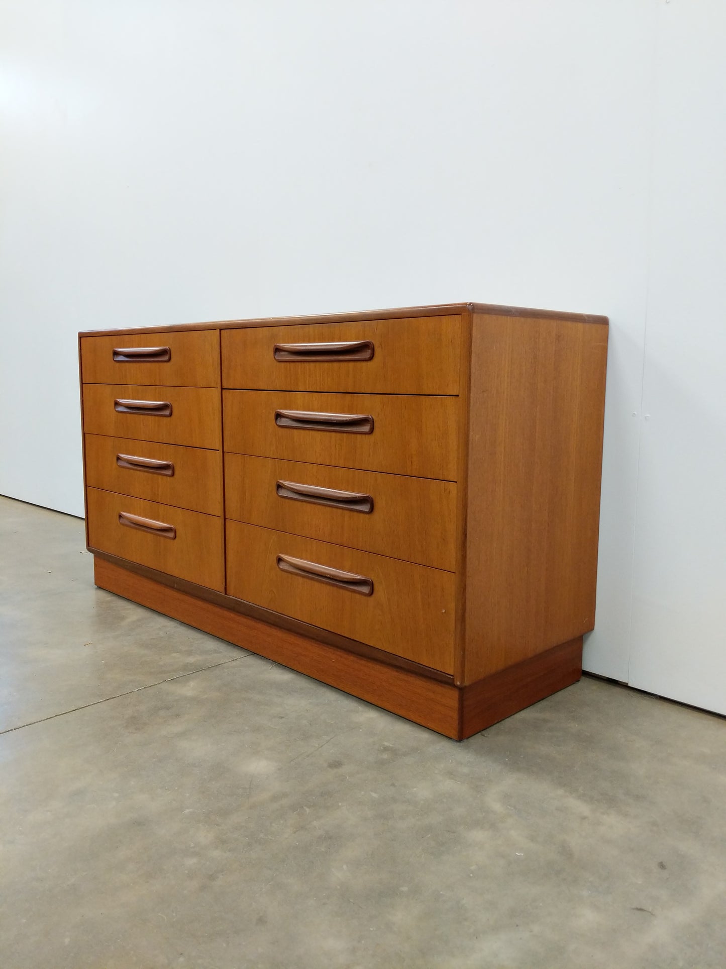 Vintage Mid Century Modern Teak Dresser by G Plan