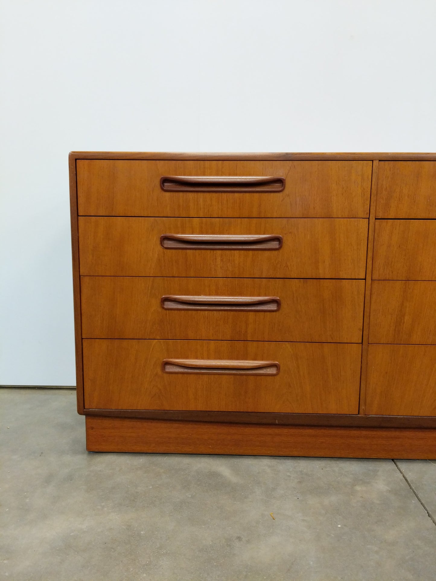 Vintage Mid Century Modern Teak Dresser by G Plan