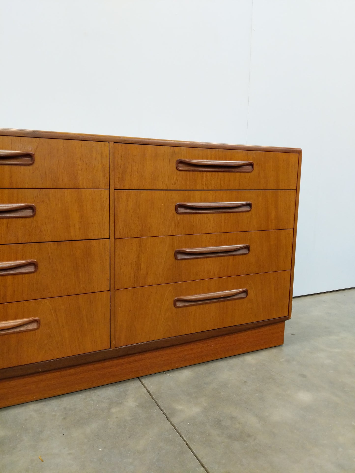 Vintage Mid Century Modern Teak Dresser by G Plan