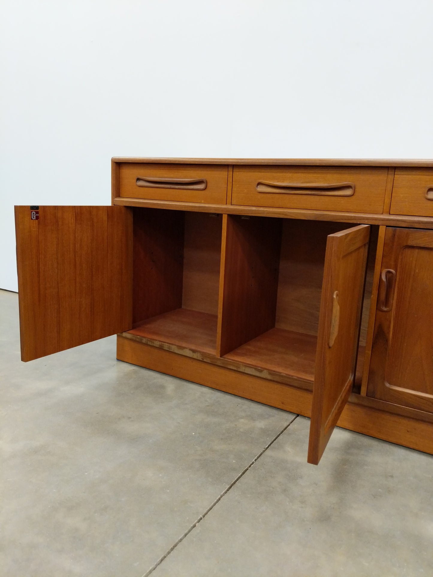 Vintage Mid Century Modern Teak Credenza by G Plan