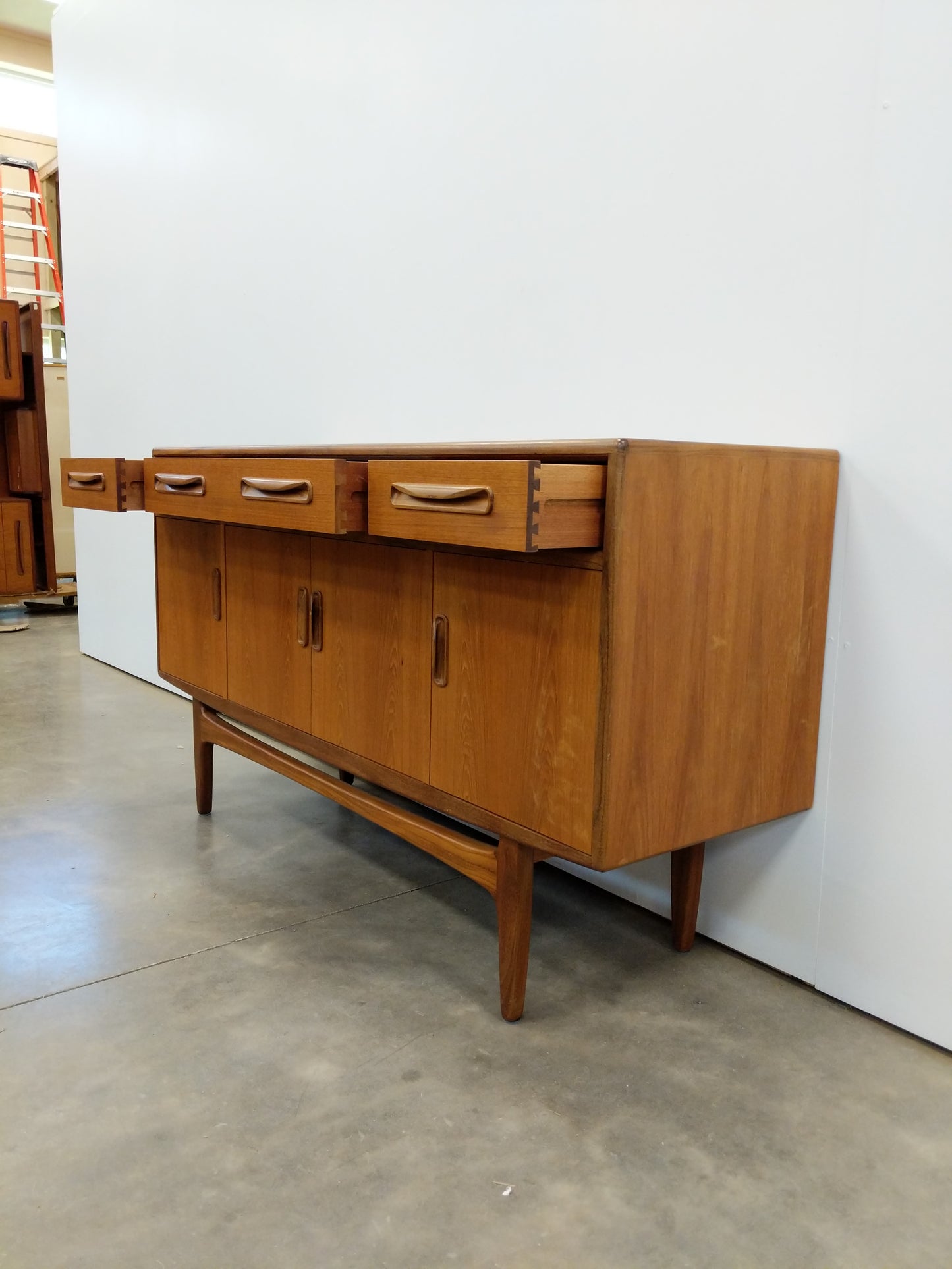 Vintage Mid Century Modern Teak Credenza by G Plan