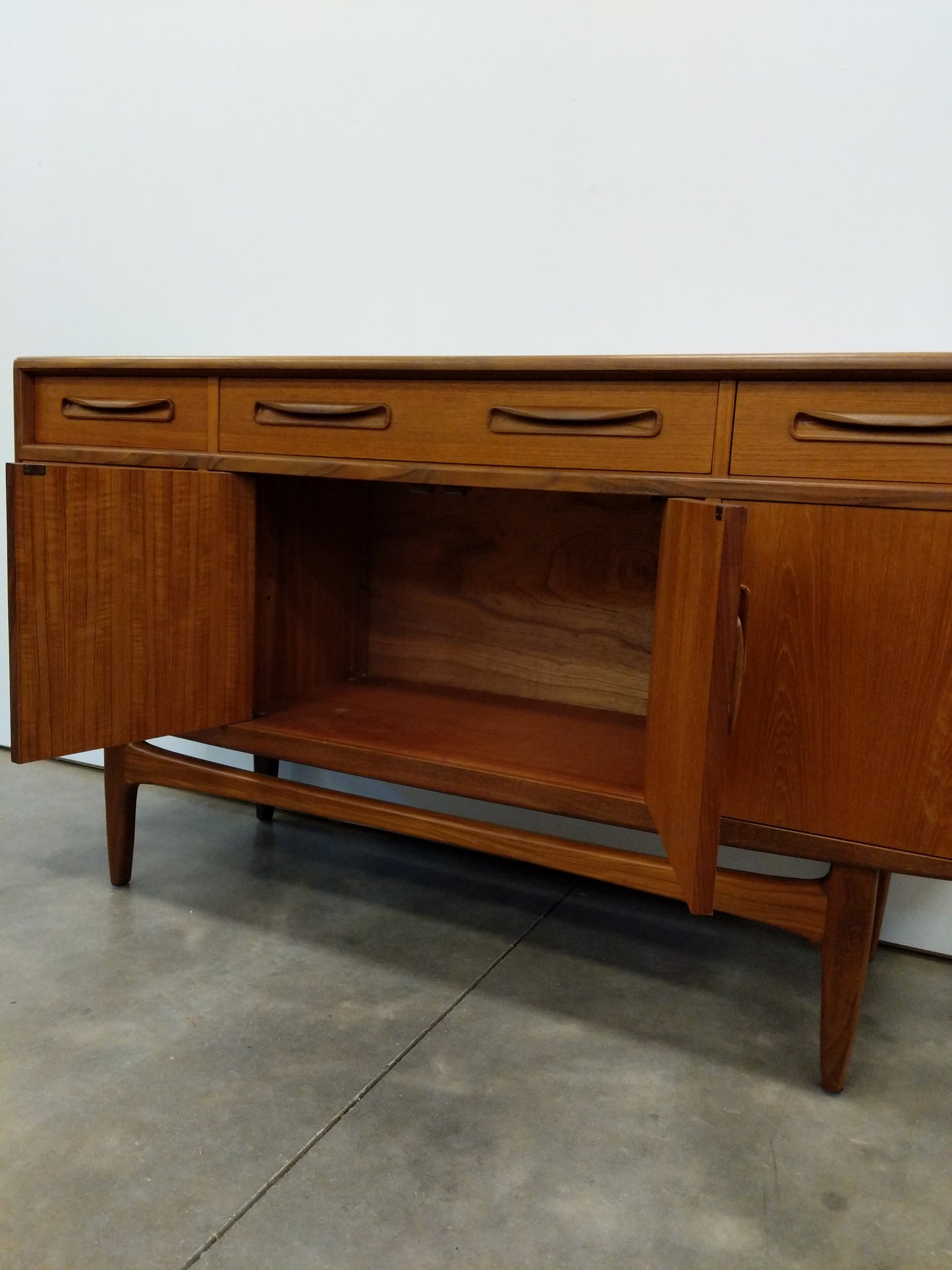 Vintage Mid Century Modern Teak Credenza by G Plan