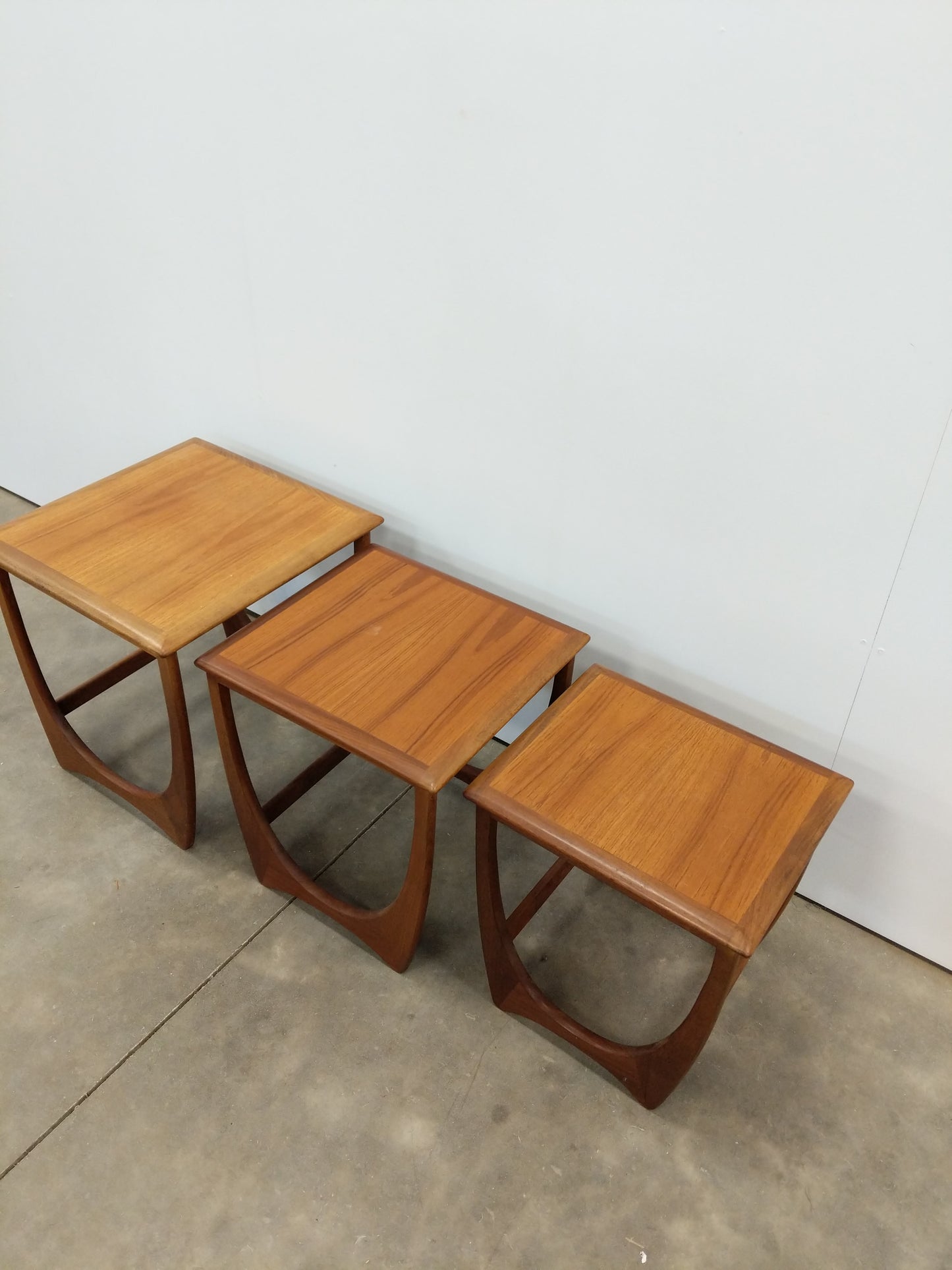 Set of Vintage Mid Century Modern Teak Nesting Tables by G Plan