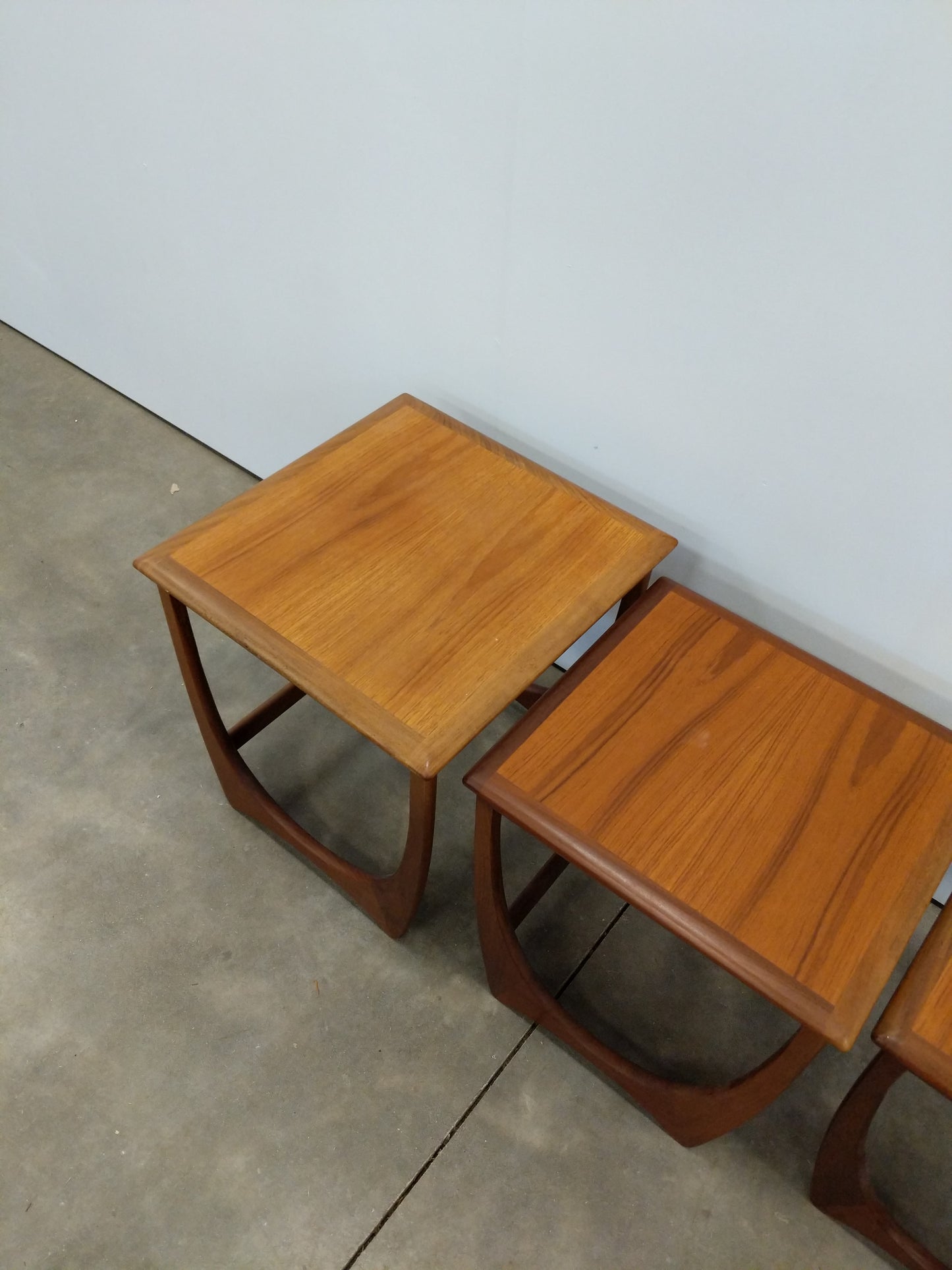 Set of Vintage Mid Century Modern Teak Nesting Tables by G Plan