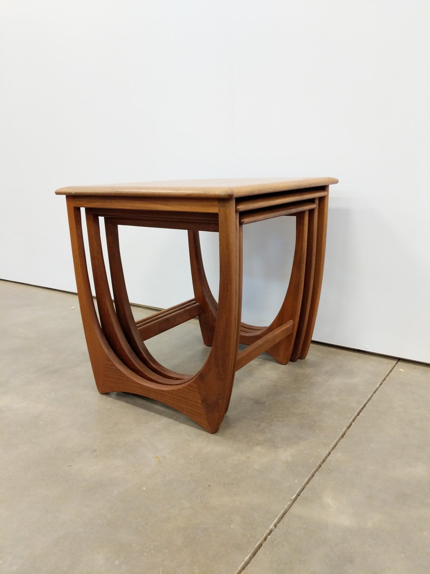 Set of Vintage Mid Century Modern Teak Nesting Tables by G Plan