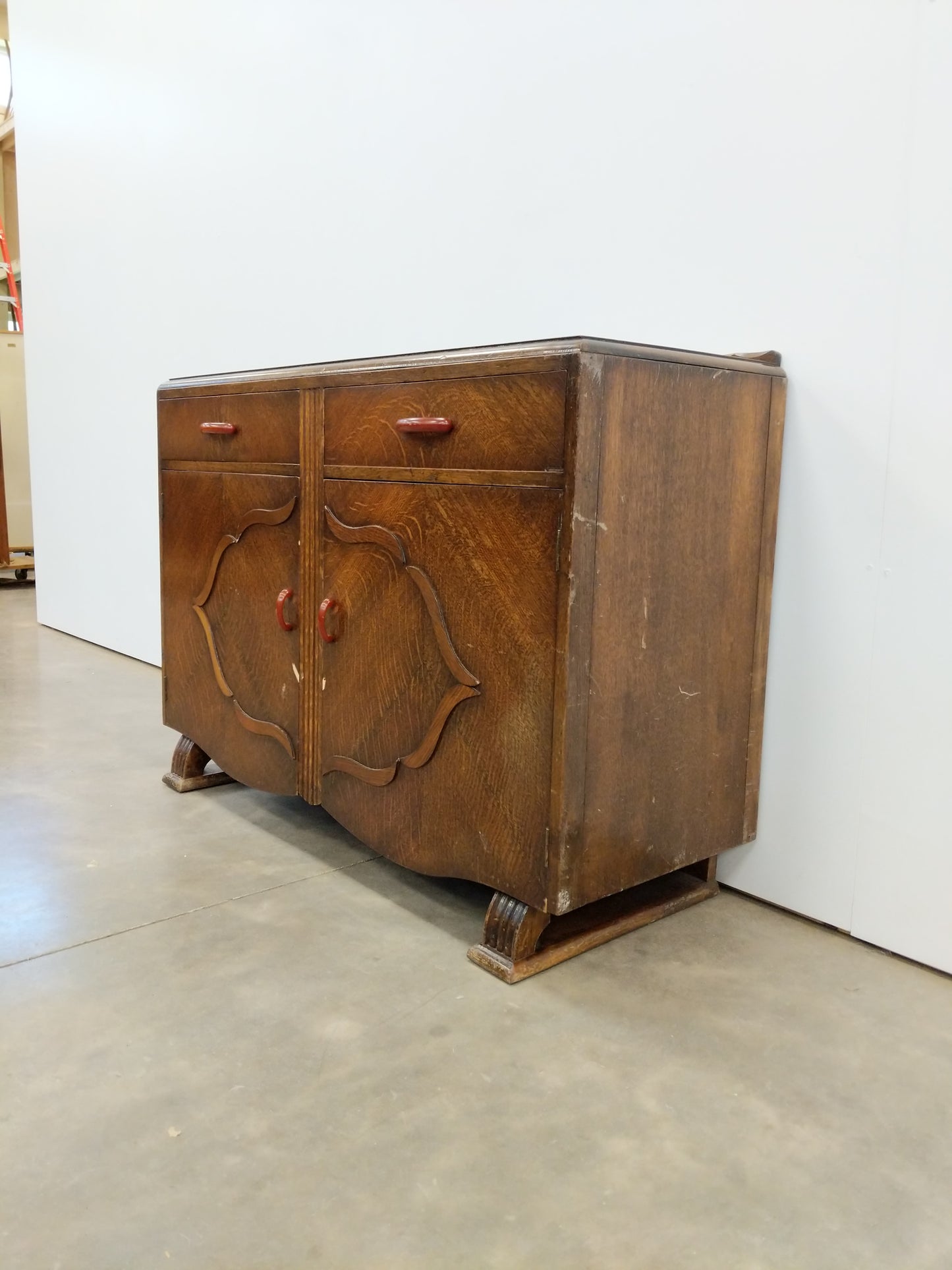 Antique Art Deco Sideboard / Cabinet