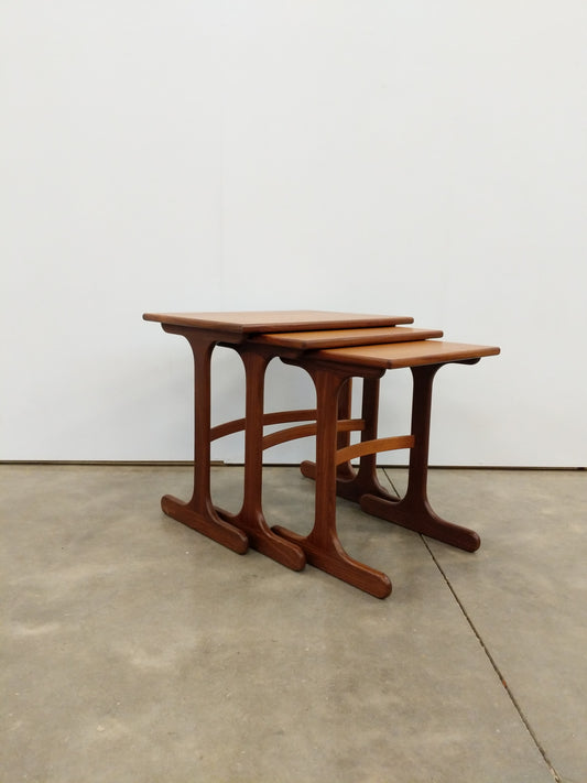 Set of Vintage Mid Century Modern Teak Nesting Tables by G Plan