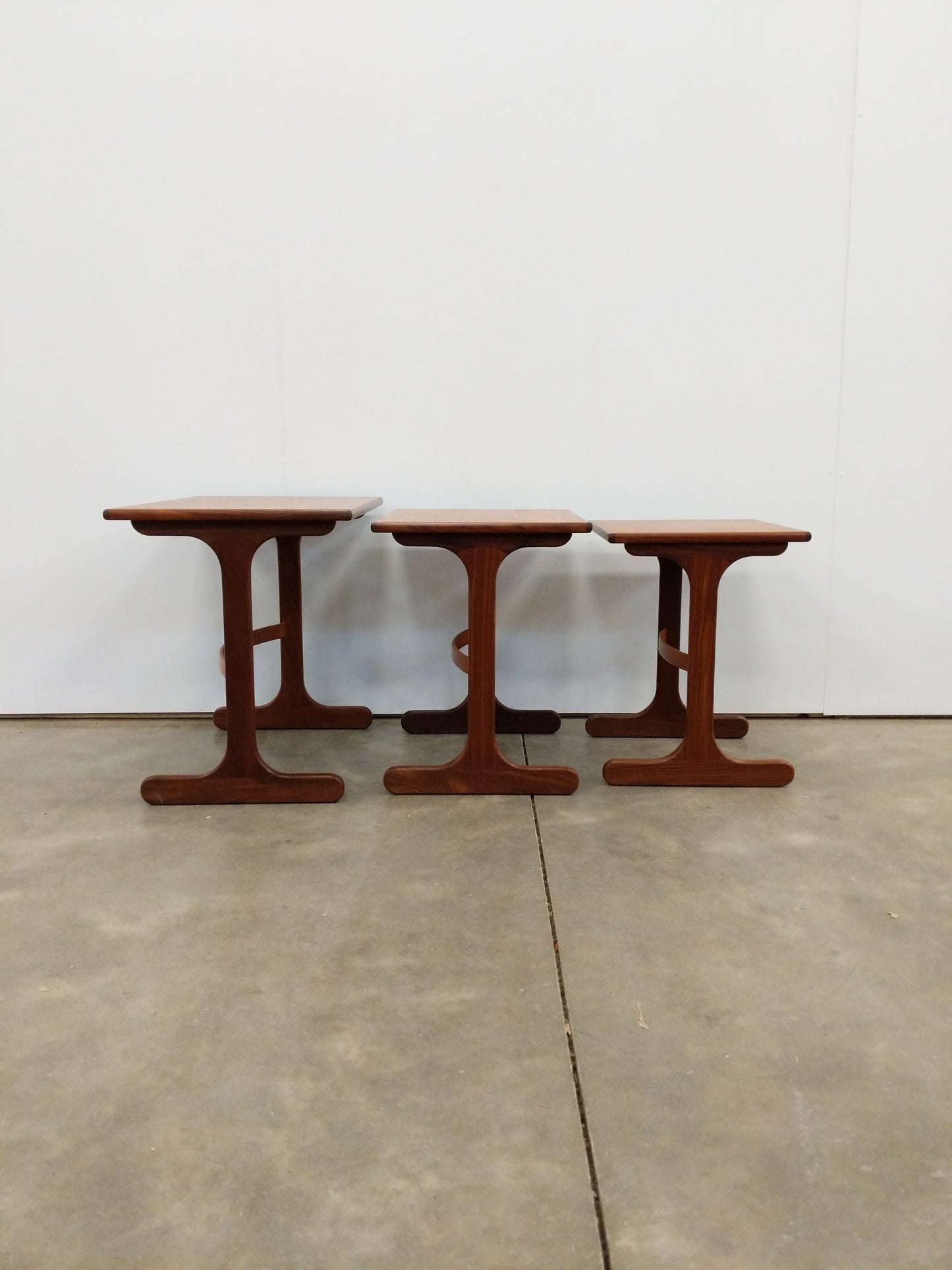 Set of Vintage Mid Century Modern Teak Nesting Tables by G Plan