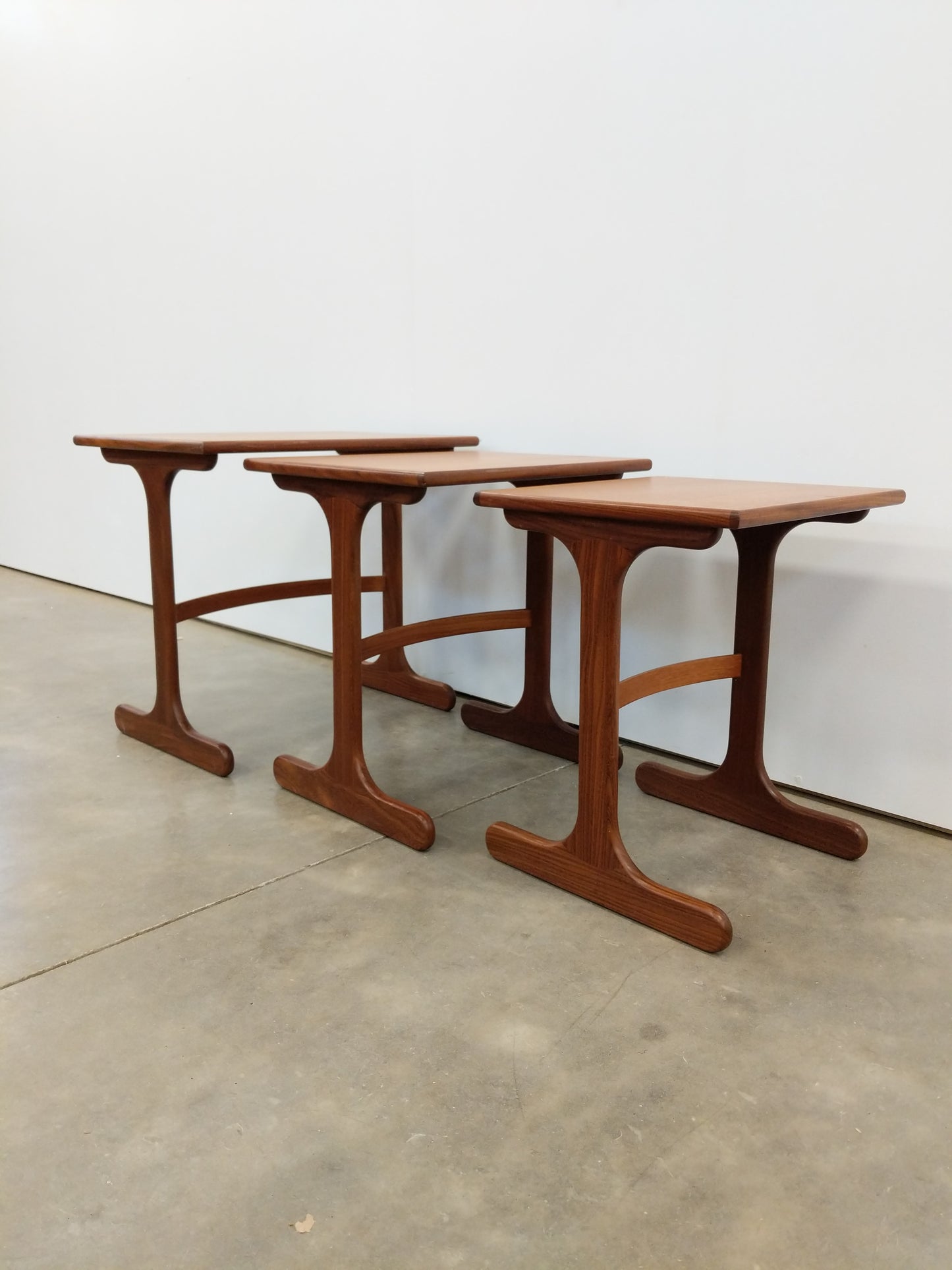Set of Vintage Mid Century Modern Teak Nesting Tables by G Plan