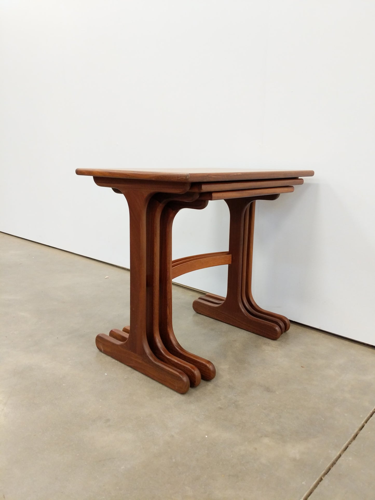 Set of Vintage Mid Century Modern Teak Nesting Tables by G Plan