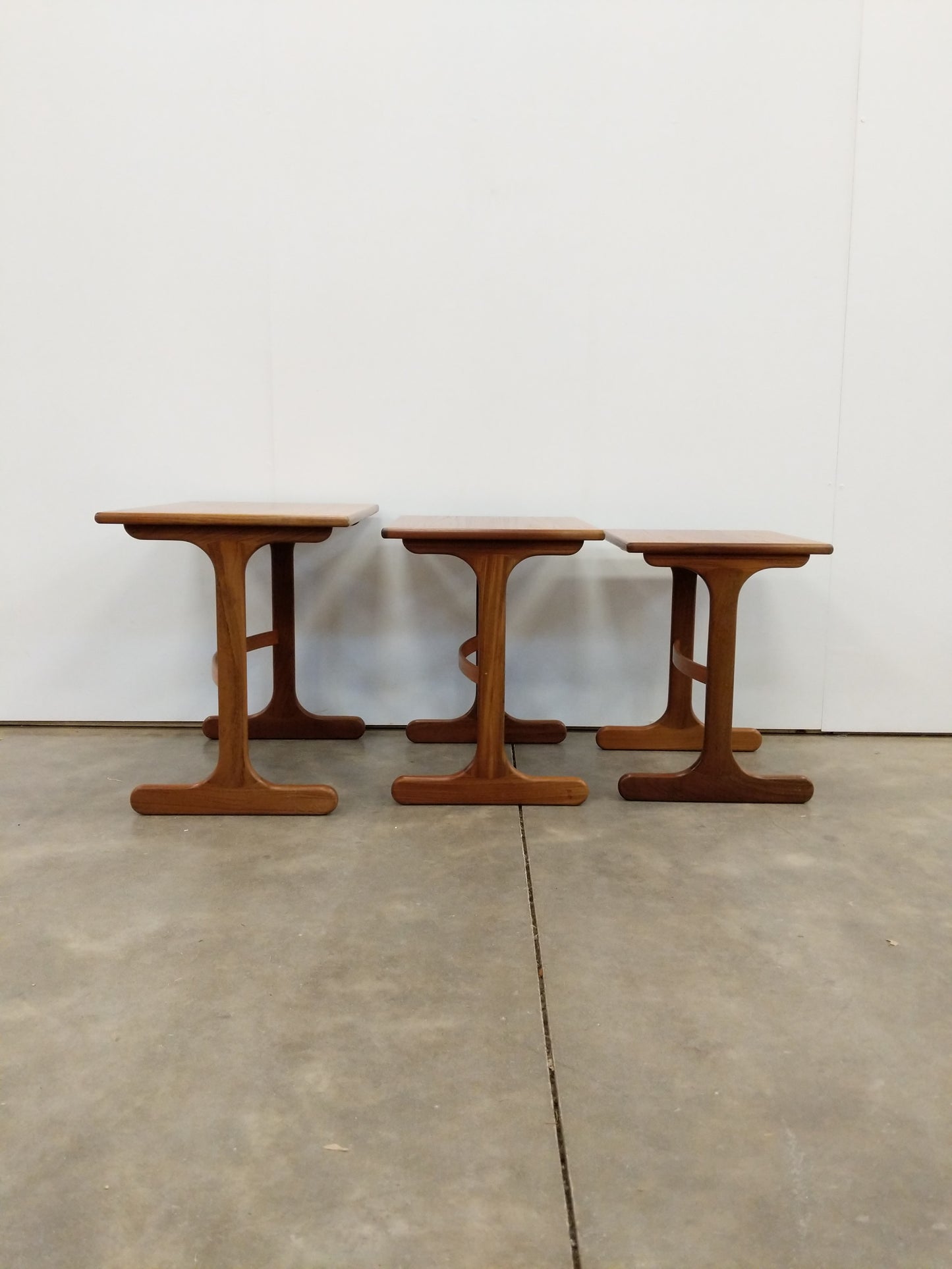 Set of Vintage Mid Century Modern Teak Nesting Tables by G Plan