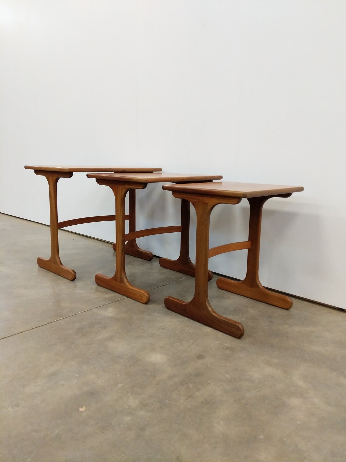 Set of Vintage Mid Century Modern Teak Nesting Tables by G Plan