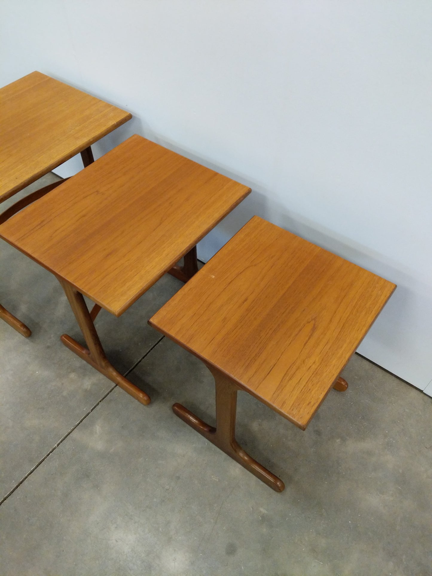 Set of Vintage Mid Century Modern Teak Nesting Tables by G Plan
