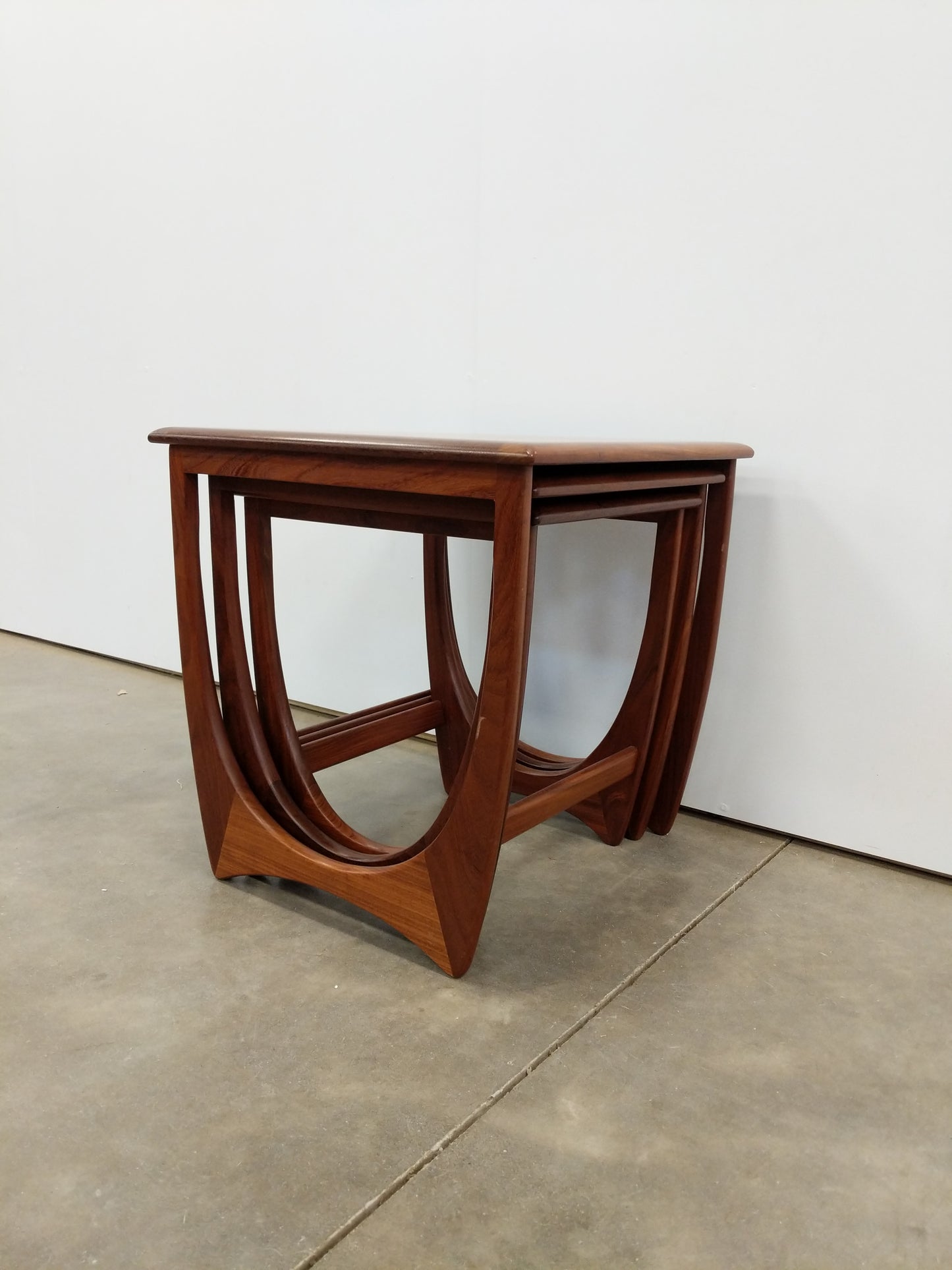 Set of Vintage Mid Century Modern Teak Nesting Tables by G Plan