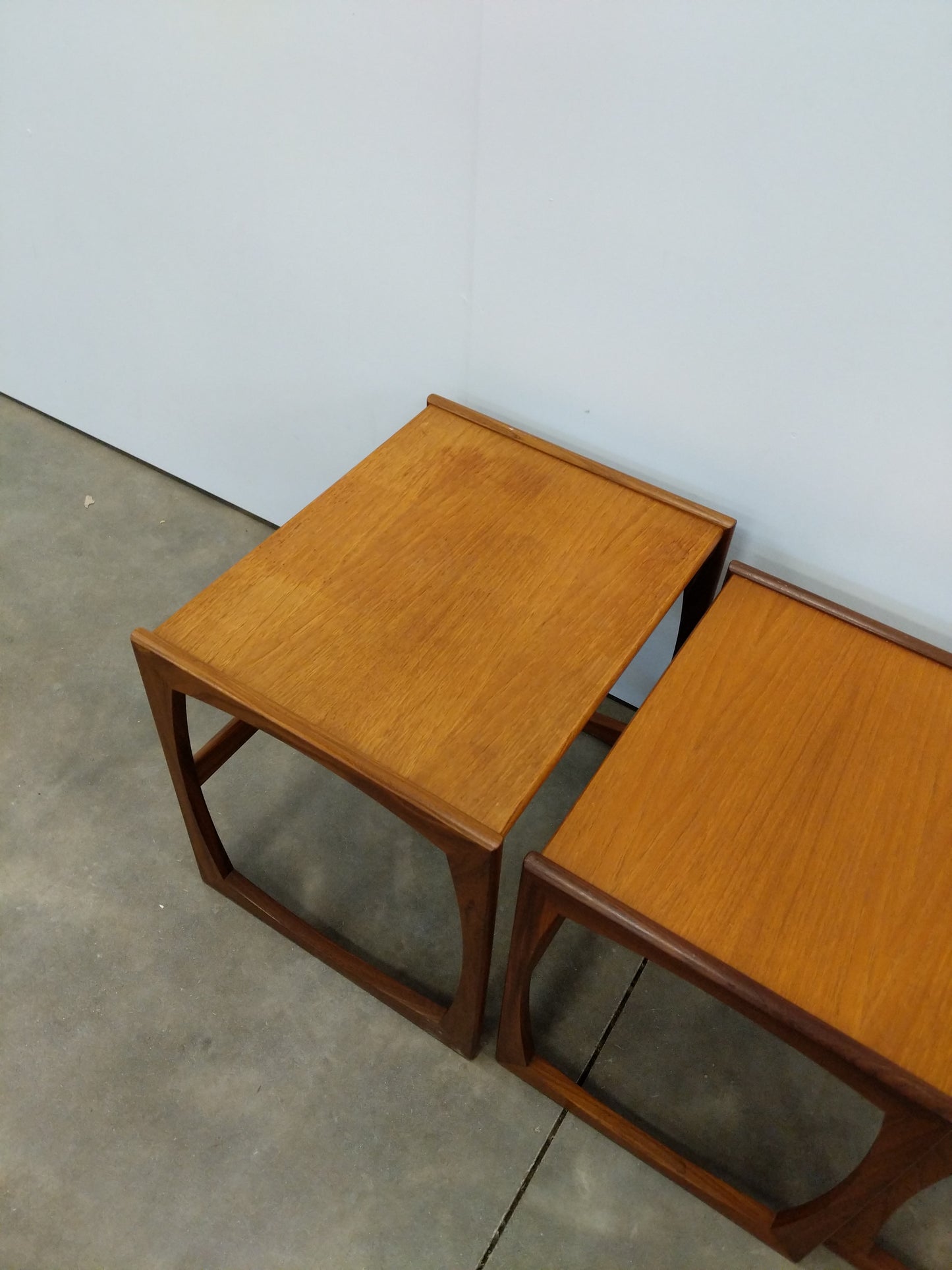 Set of Vintage Mid Century Modern Teak Nesting Tables by G Plan