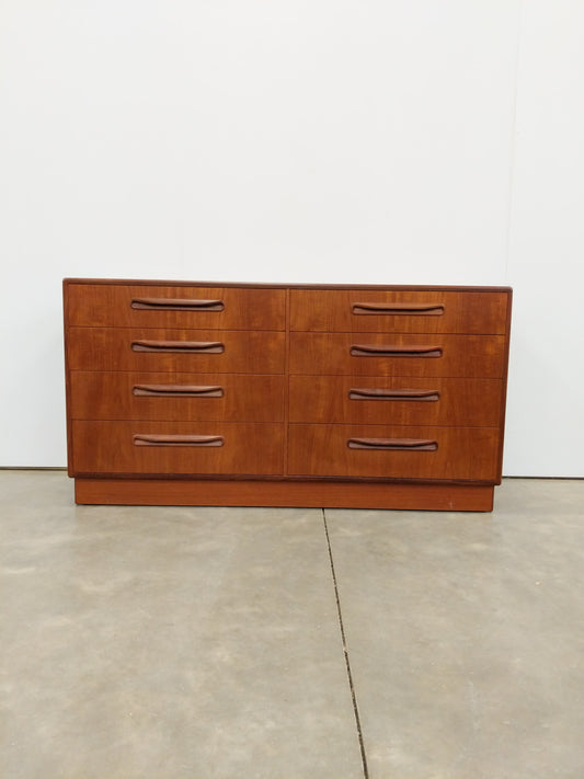 Vintage Mid Century Modern Teak Dresser by G Plan
