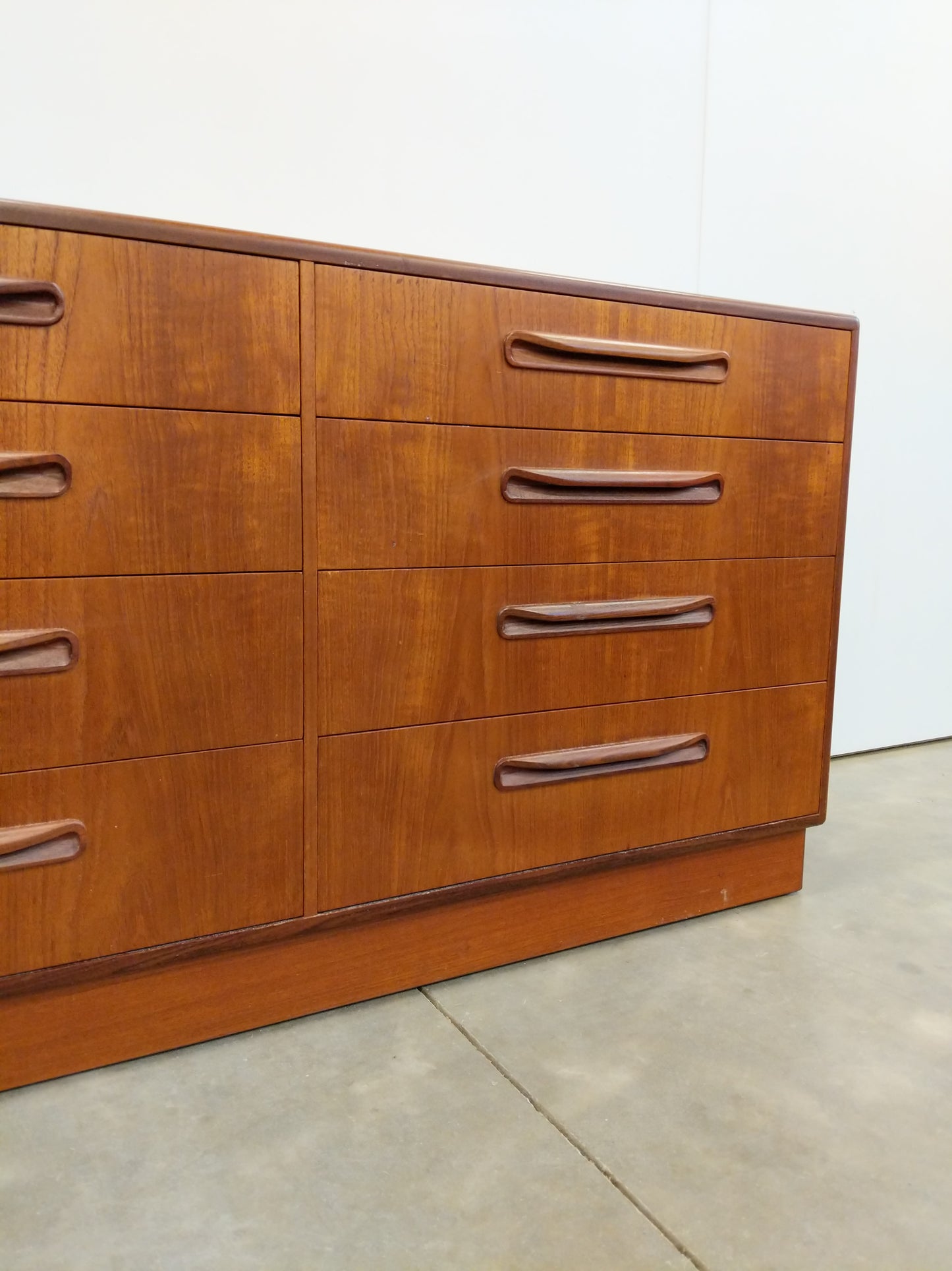 Vintage Mid Century Modern Teak Dresser by G Plan