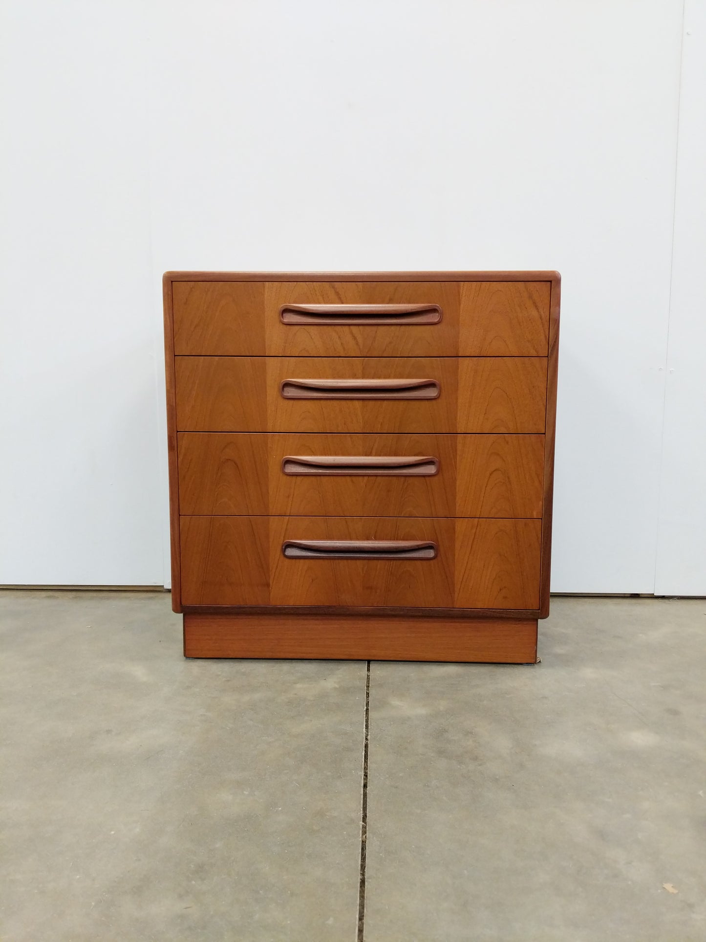 Vintage Mid Century Modern Teak Low Dresser by G Plan