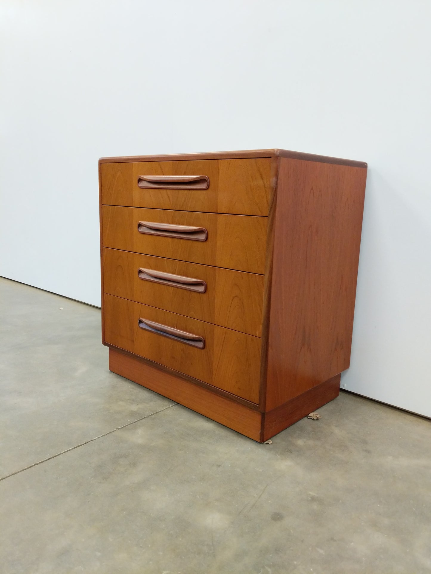 Vintage Mid Century Modern Teak Low Dresser by G Plan