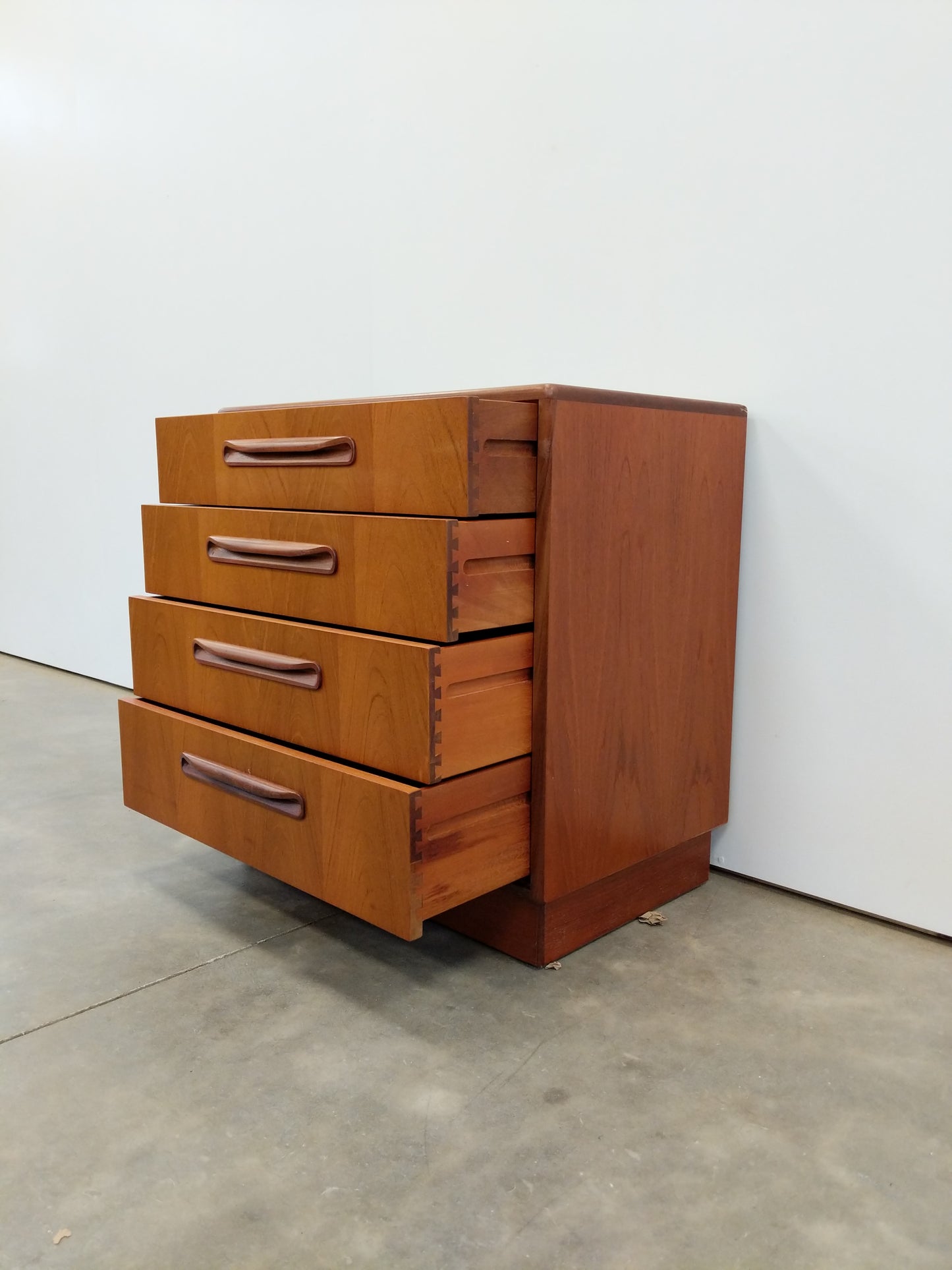 Vintage Mid Century Modern Teak Low Dresser by G Plan