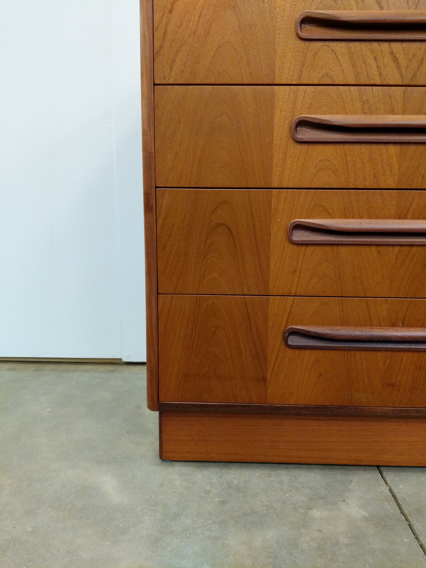 Vintage Mid Century Modern Teak Low Dresser by G Plan