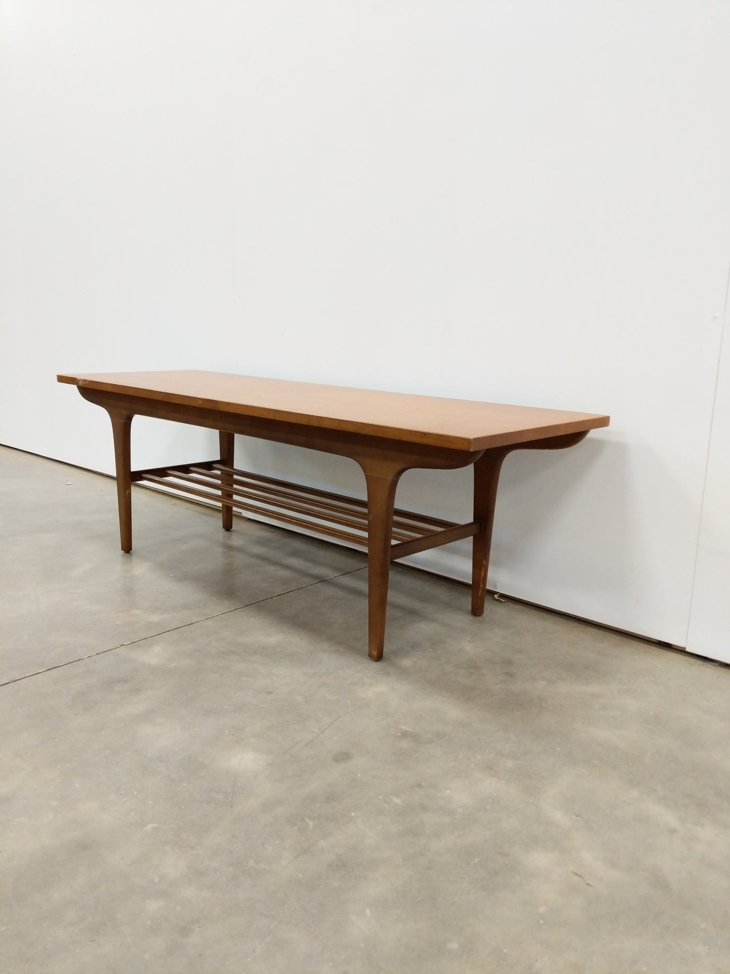 Vintage Mid Century Modern Teak Coffee Table
