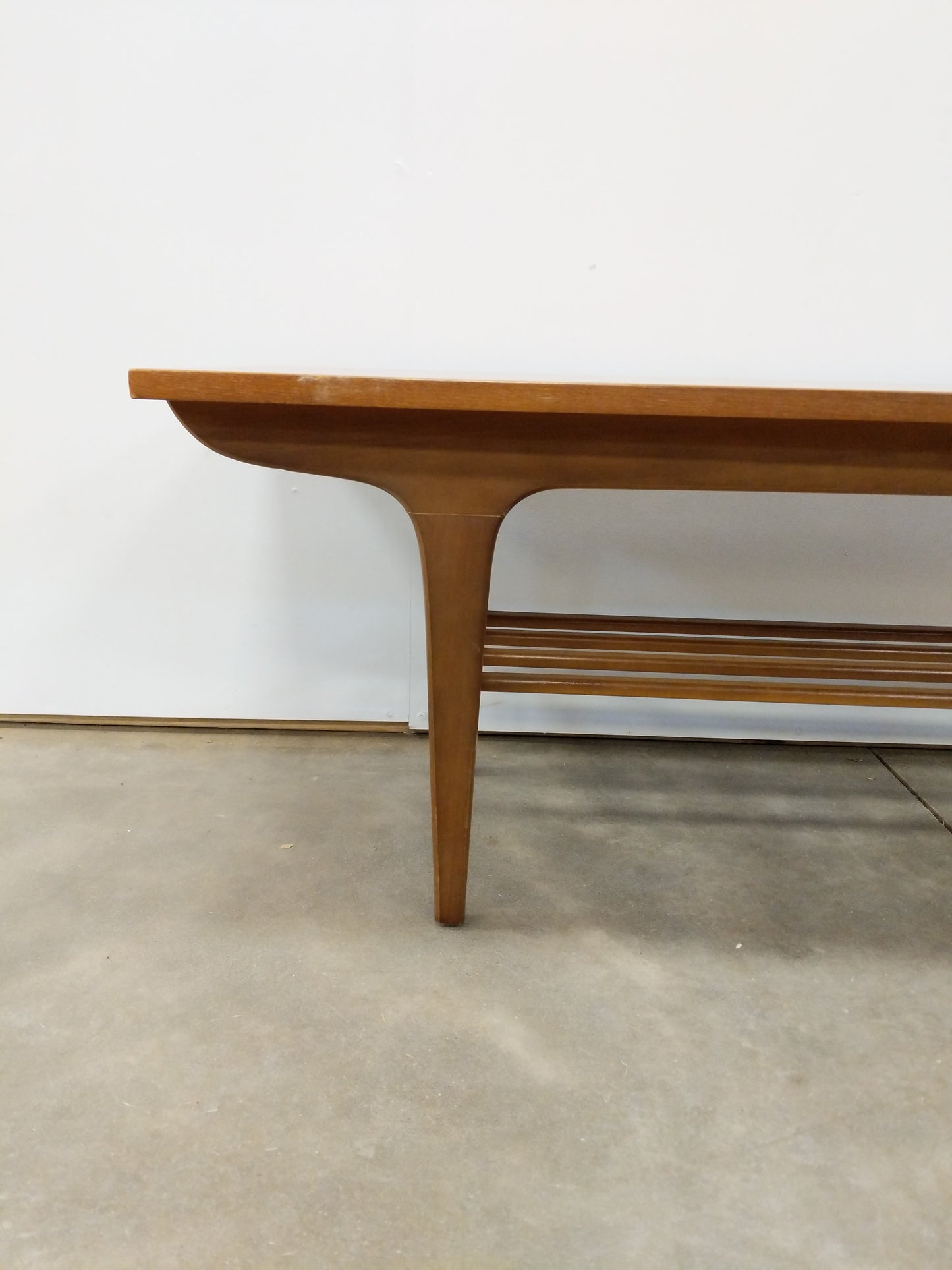 Vintage Mid Century Modern Teak Coffee Table