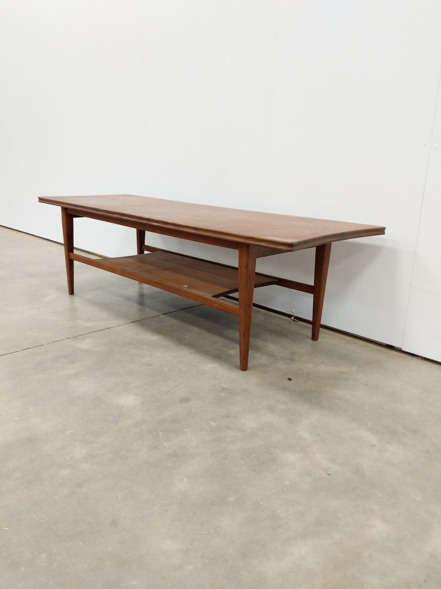Vintage Mid Century Modern Teak Coffee Table by Richard Hornby