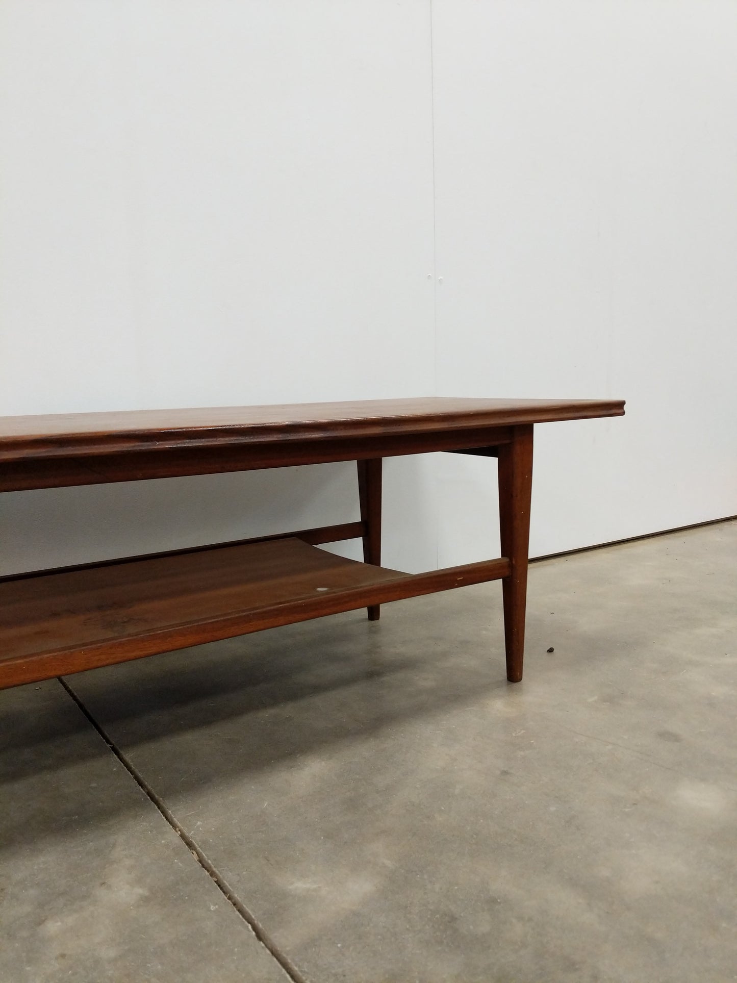 Vintage Mid Century Modern Teak Coffee Table by Richard Hornby