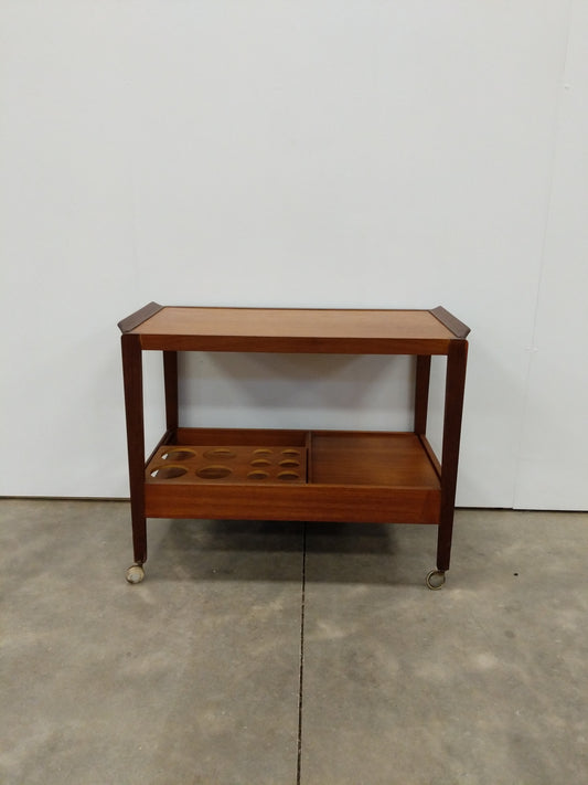 Vintage Mid Century Modern Teak Drinks Trolley / Bar Cart by Remploy
