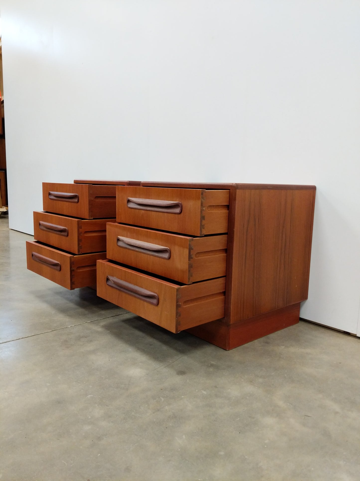 Pair of Vintage Mid Century Modern Teak Nightstands by G Plan