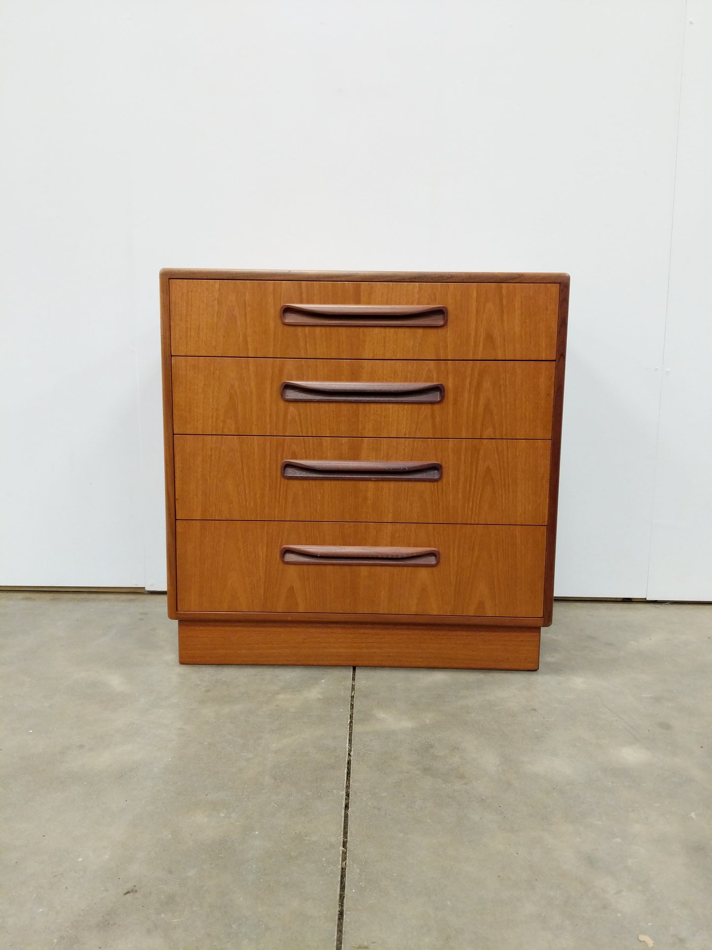 Vintage Mid Century Modern Teak Low Dresser by G Plan
