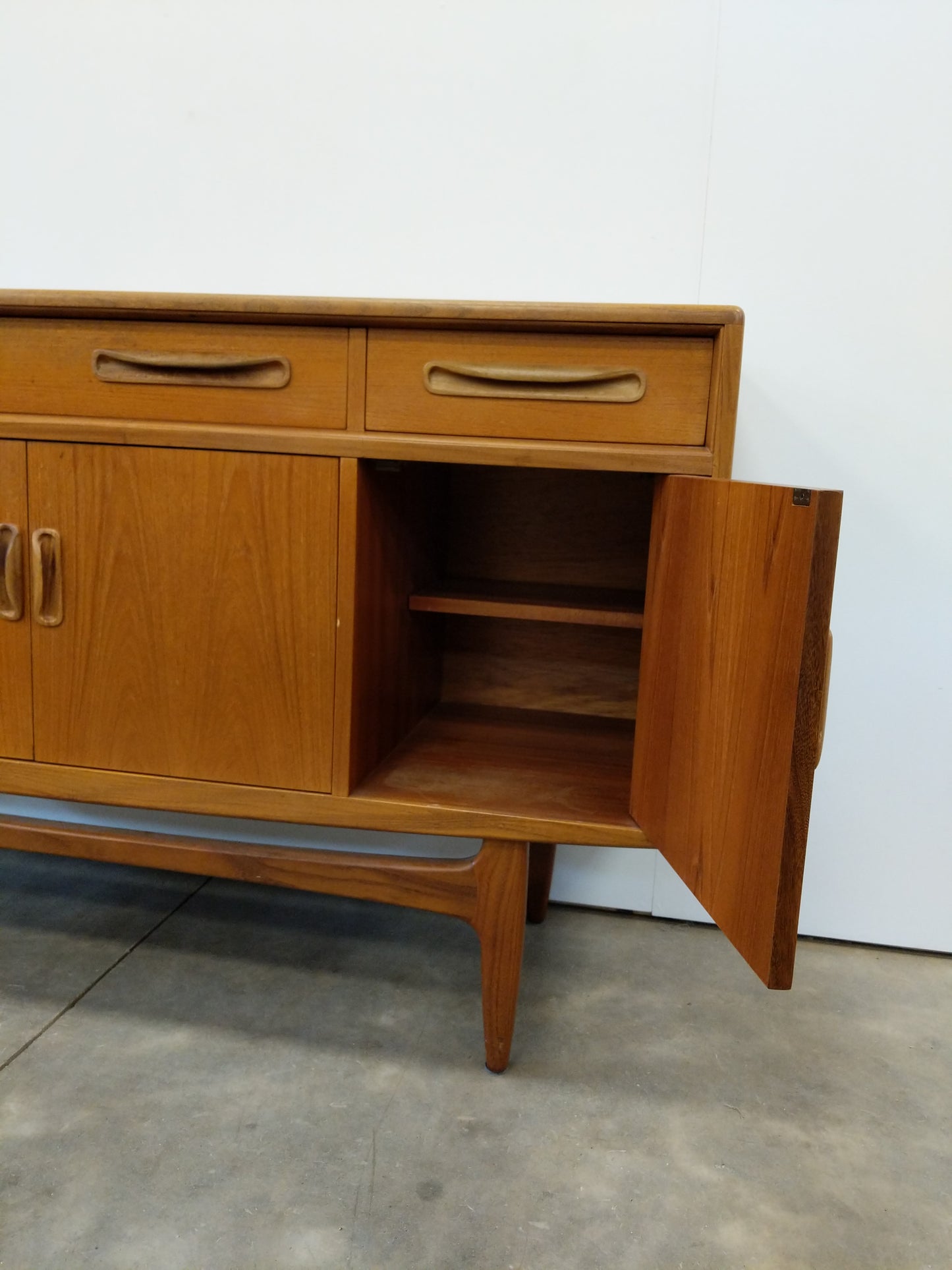 Vintage Mid Century Modern Teak Credenza by G Plan