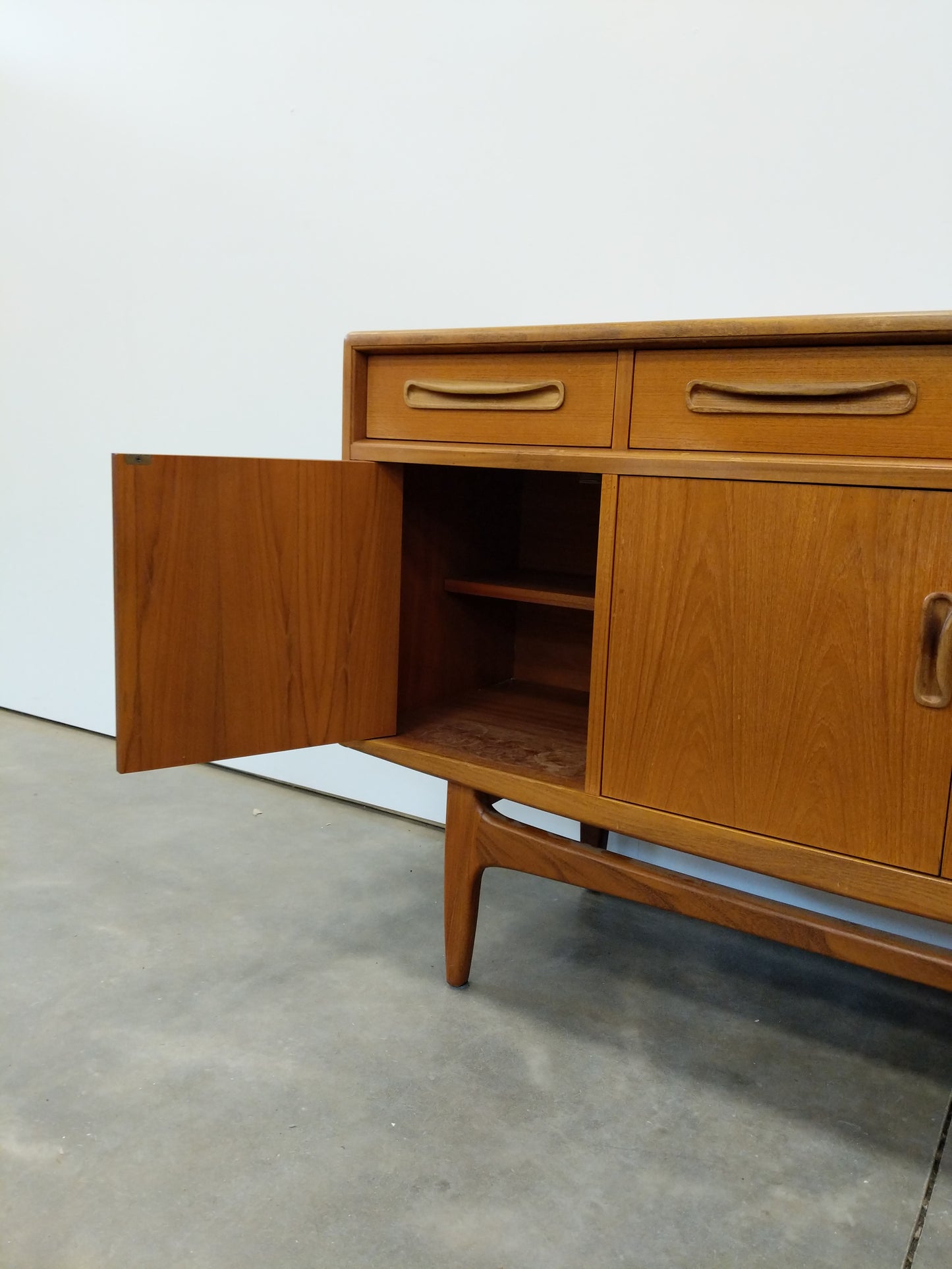 Vintage Mid Century Modern Teak Credenza by G Plan