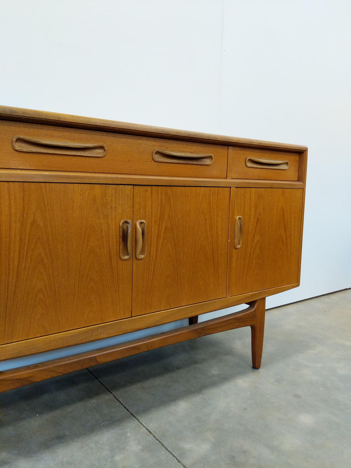 Vintage Mid Century Modern Teak Credenza by G Plan