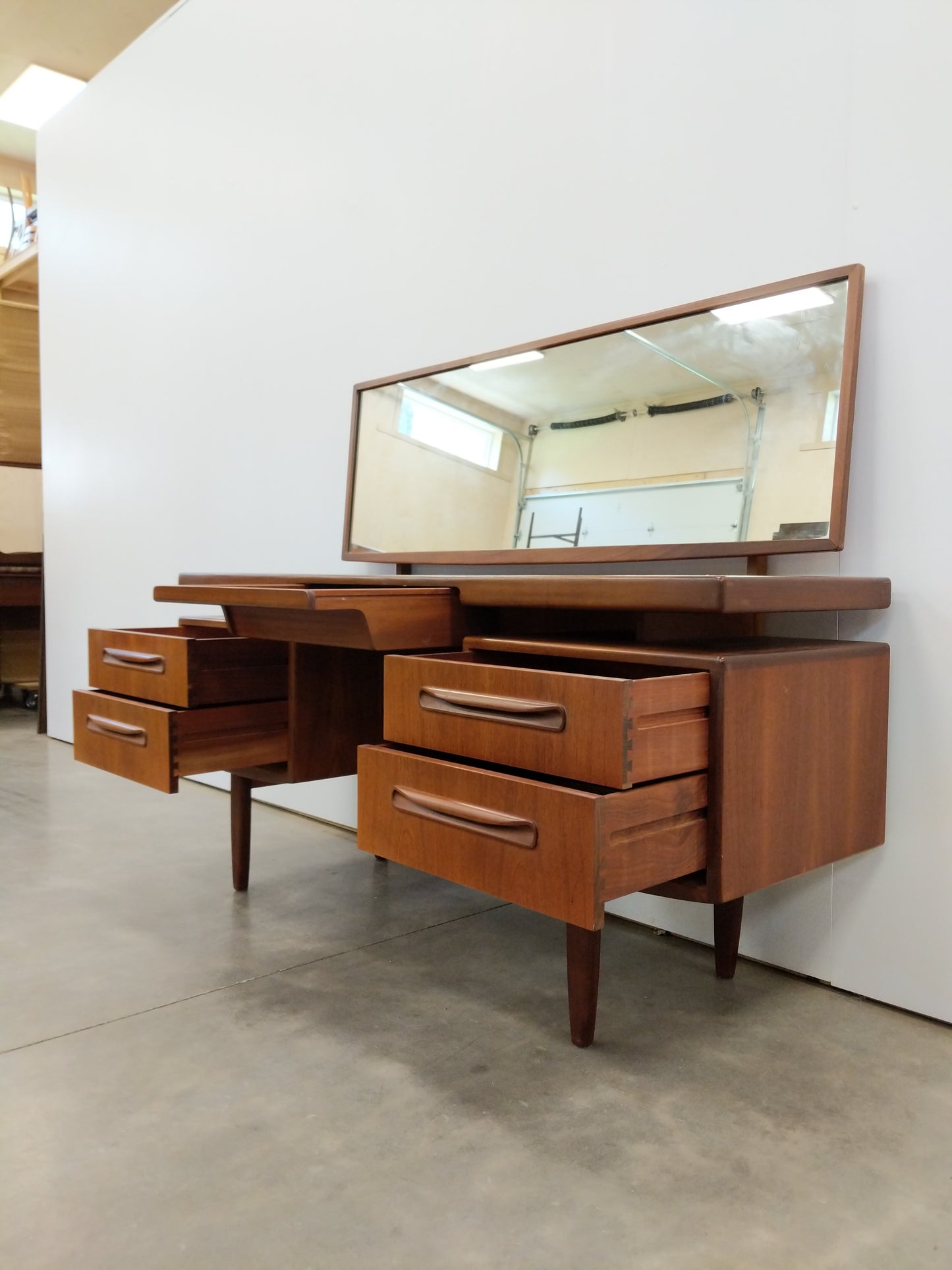 Vintage Mid Century Modern Teak Dressing Table / Desk by G Plan
