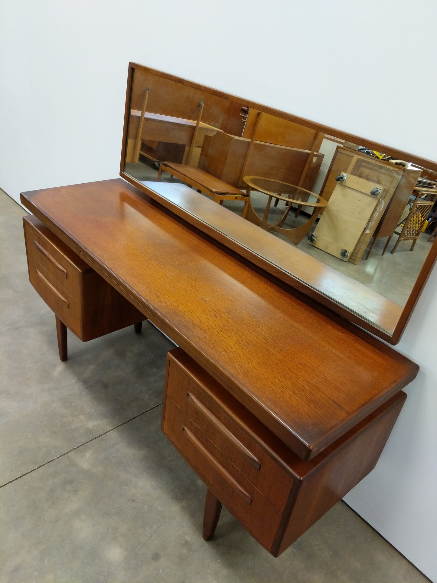 Vintage Mid Century Modern Teak Dressing Table / Desk by G Plan