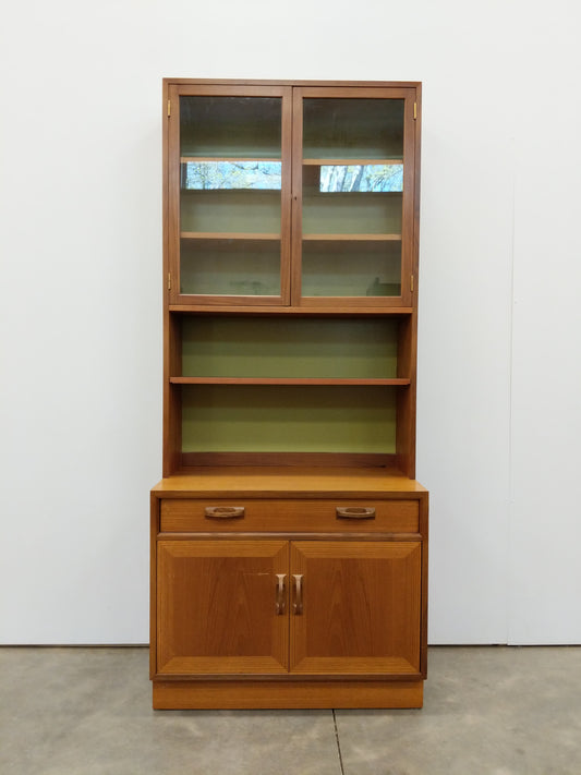 Vintage Mid Century Modern Teak Bookshelf Cabinet by G Plan