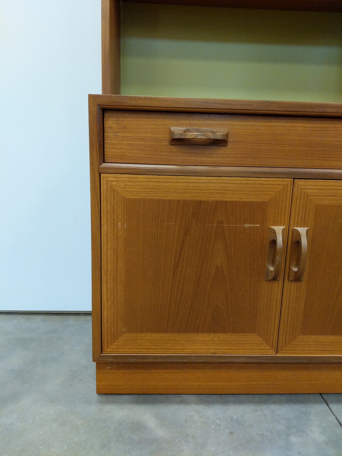 Vintage Mid Century Modern Teak Bookshelf Cabinet by G Plan