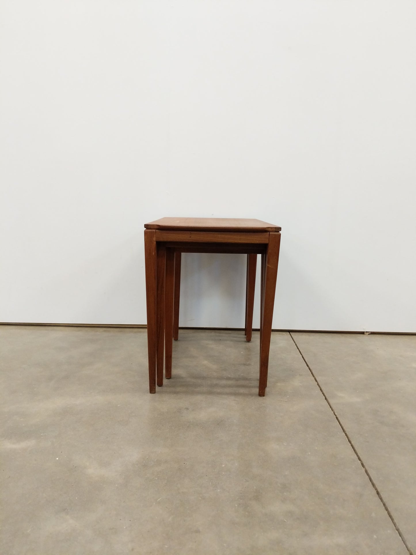 Set of Vintage Mid Century Modern Teak Nesting Tables by Richard Hornby