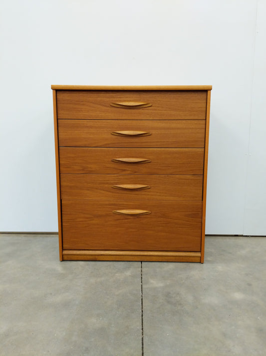 Vintage Mid Century Modern Teak Dresser