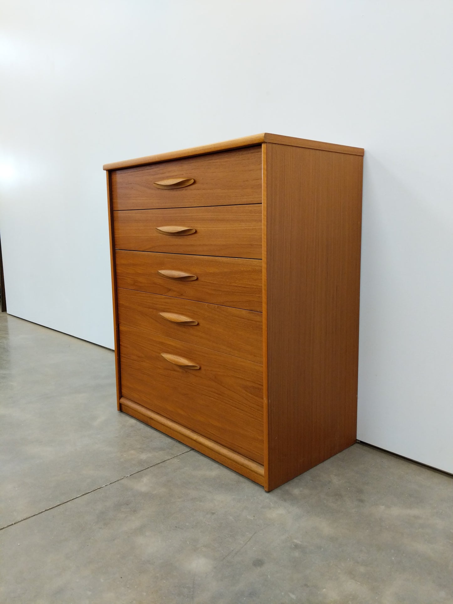Vintage Mid Century Modern Teak Dresser