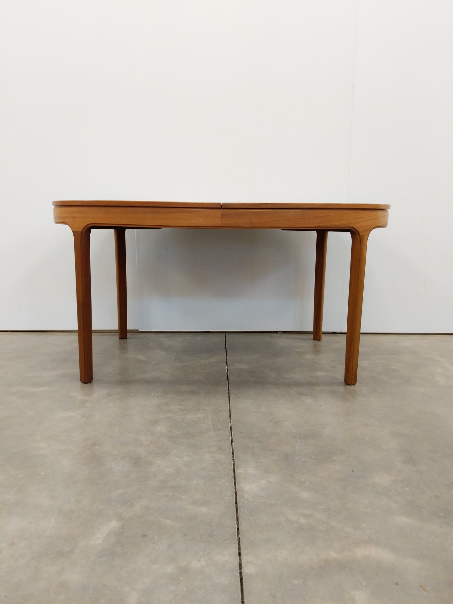 Vintage Mid Century Modern Teak Extendable Dining Table by Nathan Furniture