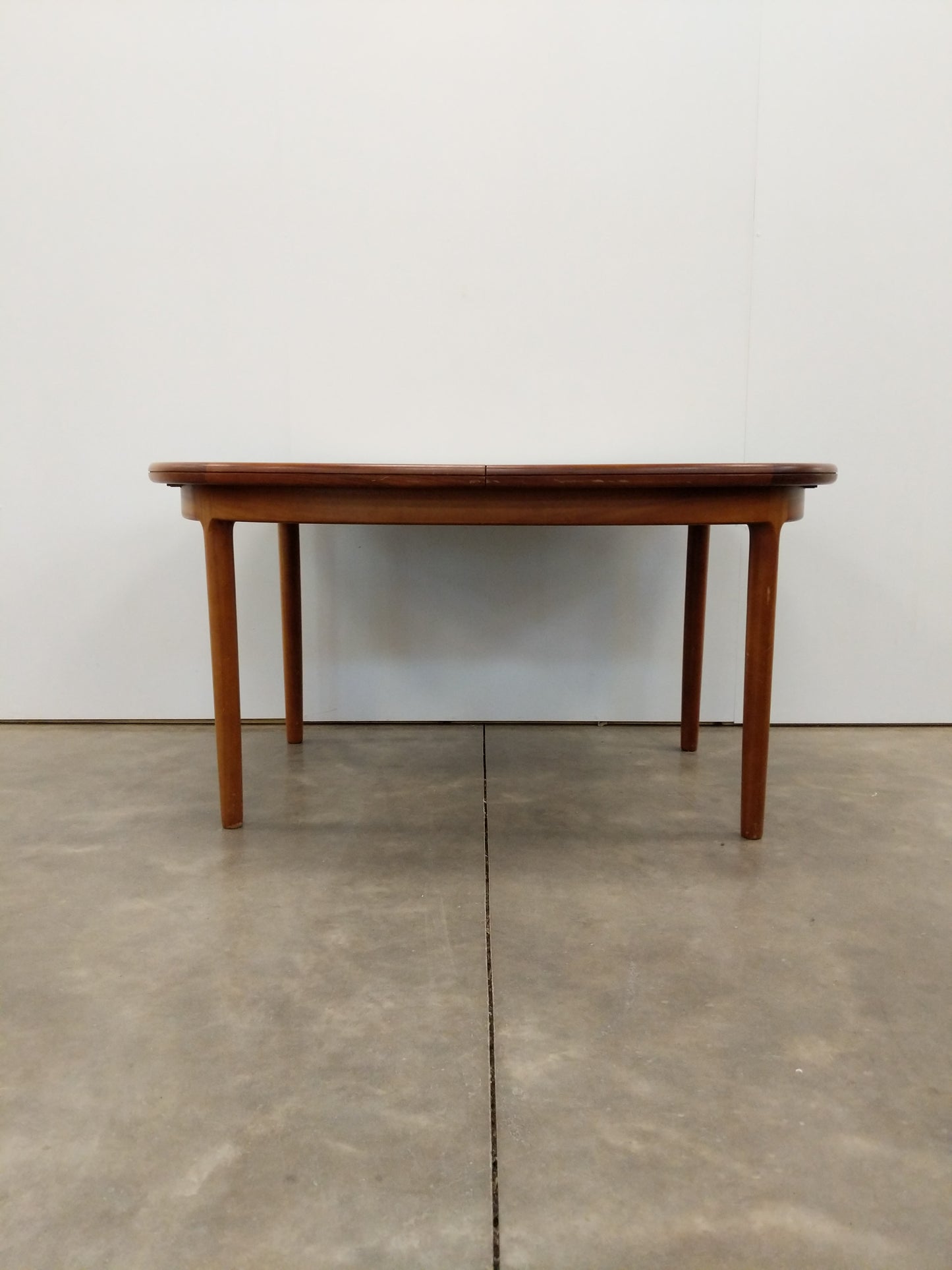 Vintage Mid Century Modern Teak Extendable Dining Table